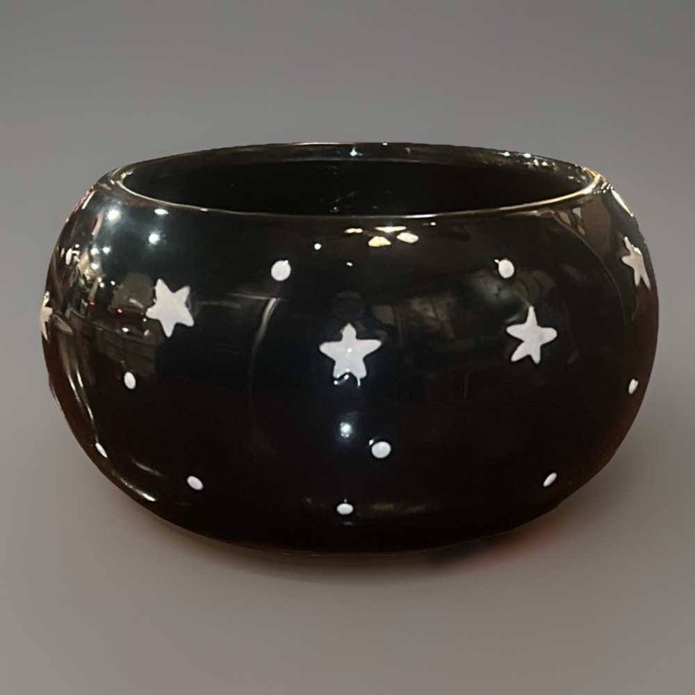 NEW Johanna Parker Luna Moon Man Small Bowl Black Valentine's Day NEW RELEASE - Picture 4 of 8